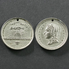 1887 Victorian Jubilee Medallion Image 2