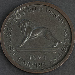 1924 Empire Exhibition Souvenir Penny Image 2