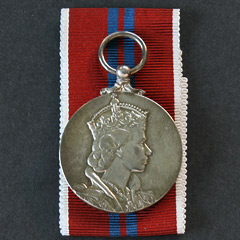 1953 Coronation Medal EIIR Image 2