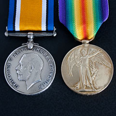 WW1 War and Victory Medal Pair Image 2