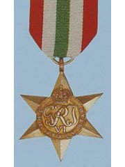 Italy Star  WW2 Medal