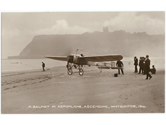 M.Salmet Aviator in Scarborough Postcard
