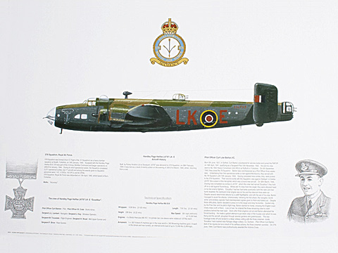 Handley Page Halifax 578 Squadron Gift Print