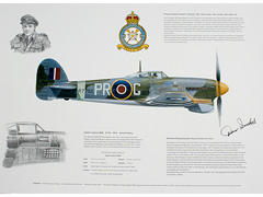 Hawker Typhoon Mk1b 609 Squadron RAF Print Image 2