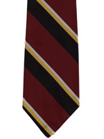 East Yorkshire Regiment  striped tie