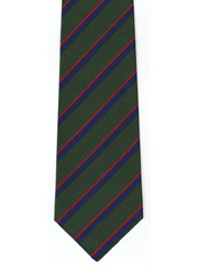 Royal Irish Regiment Striped Tie Image 2