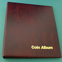 Coin Album - Classic - 3 ring binder and leaves Image 2