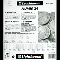 Numis coin pages for coins up to 34mm. Image 2