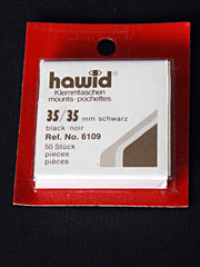35 by 35 mm Hawid Cut to Size stamp mounts