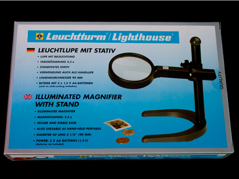 Illuminated Magnifier with Stand