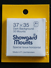 37mm by 35mm Showgard Cut Mounts