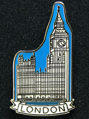 Houses of Parliament - Big Ben Lapel Badge