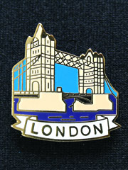 London Tower Bridge Lapel Badge