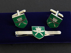 Gurkhas Shield Cufflinks and Tiepin Set Image 2