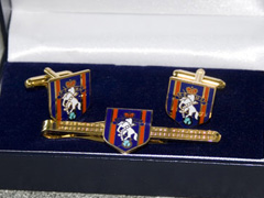 REME boxed cufflink and tie bar