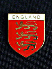 English 3 Lions lapel badge