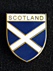 Scottish Cross of St.Andrews Lapel Badge