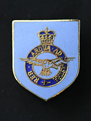RAF lapel badge blue enamel type