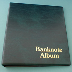 Banknote Display and Storage Album