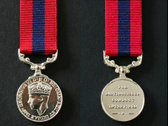 DCM George 6th Miniature Medal Image 2