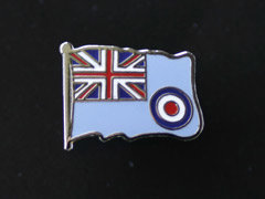 RAF Ensign lapel badge