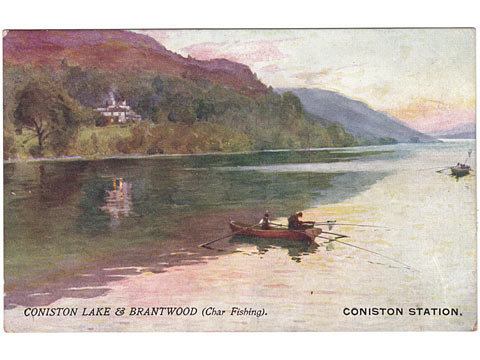 Furness Railway Coniston Station Postcard