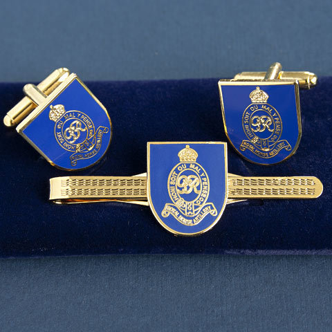 Royal Horse Artillery Cufflinks and Tiepin Set