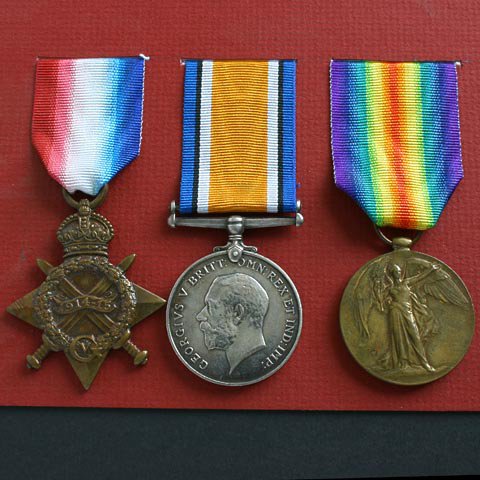 WW1 1914-15 Trio Group of Medals 2