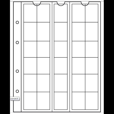 Numis coin pages for up to 25mm coins