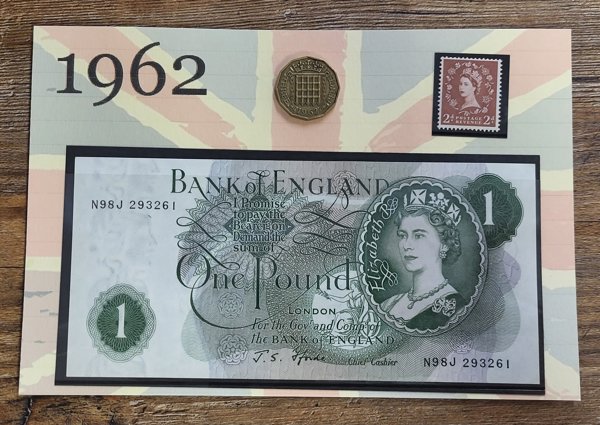 1962 Yearcard set