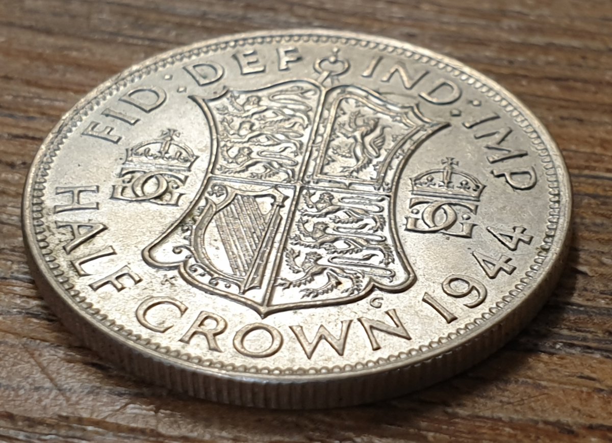 1944 Half Crown - King George VI