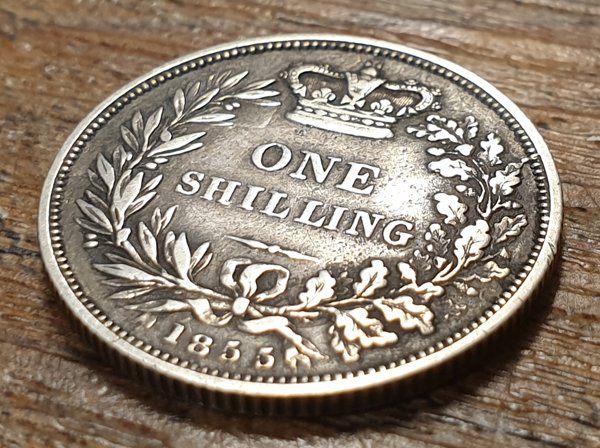 1855 Shilling - Queen Victoria