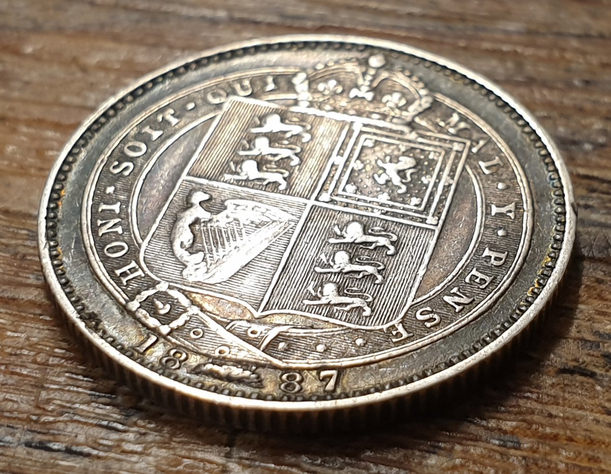 1887 shilling - Queen Victoria