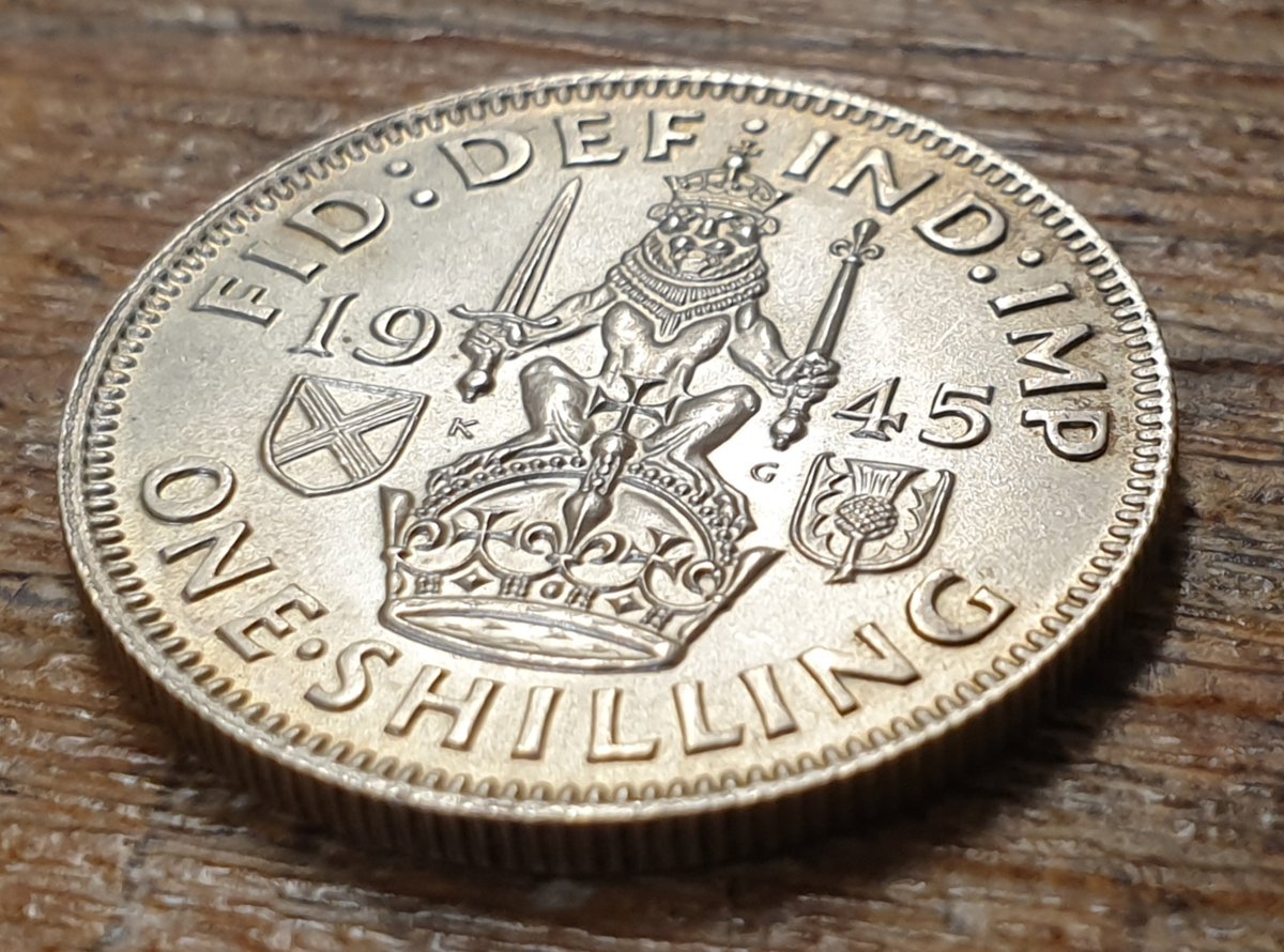 1945 Scottish Shilling - King George VI