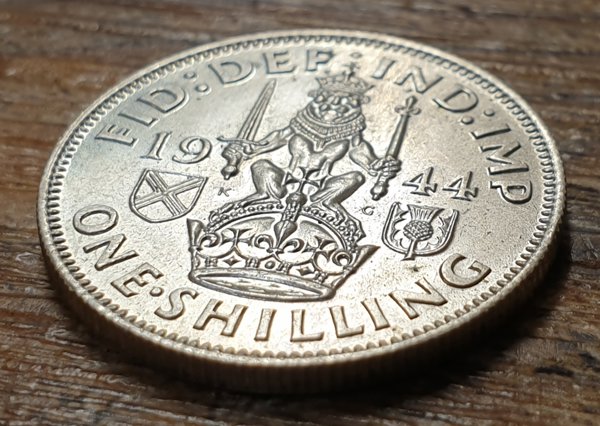 1944 Scottish Shilling - King George VI