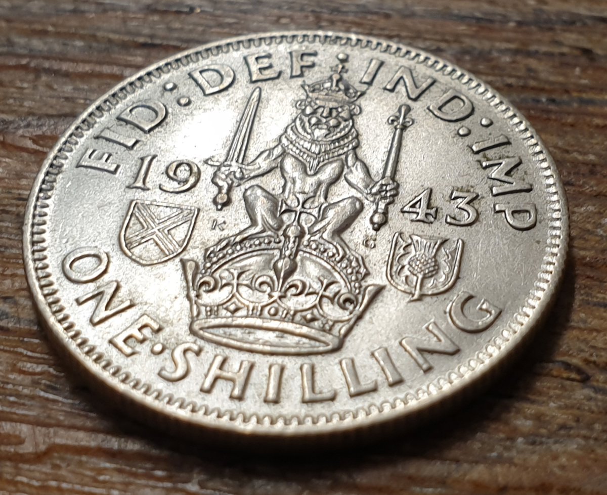 1943 Scottish Shilling - King George VI
