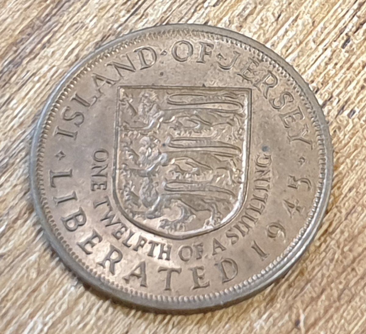 1945 Jersey penny - King George VI