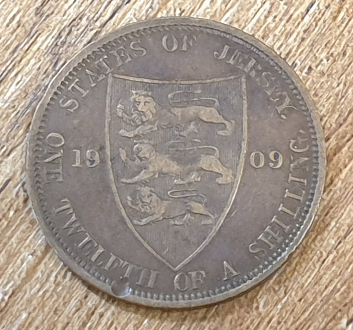 1909 Jersey penny - King Edward VII