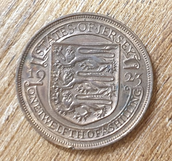 1923 Jersey penny - King George V