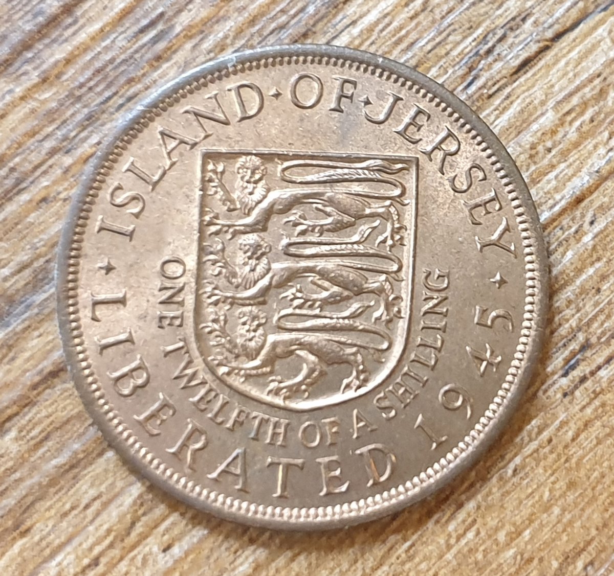 1945 Jersey penny - King George VI