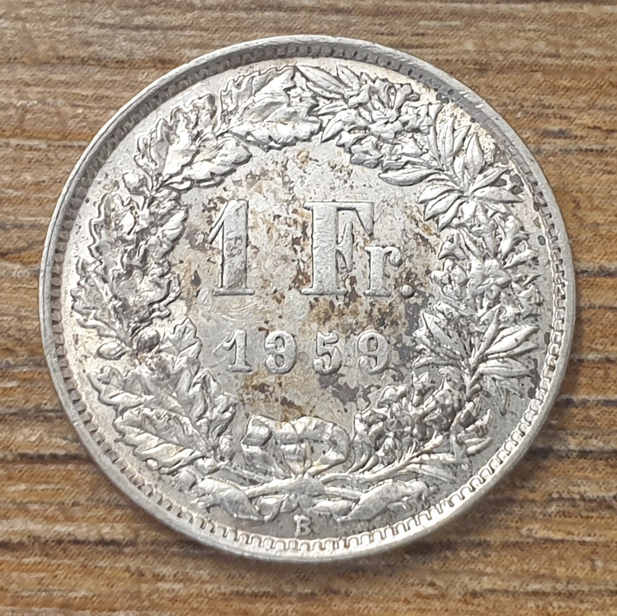 Swiss - one franc - 1959