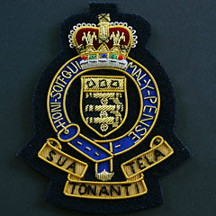 Royal Army Ordnance Corps Wire Blazer Badge