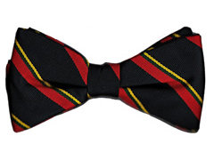 Royal Marines striped bow tie