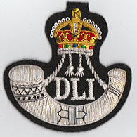 Durham Light Infantry KC wire blazer badge